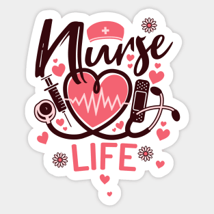 Nurse Life Sticker